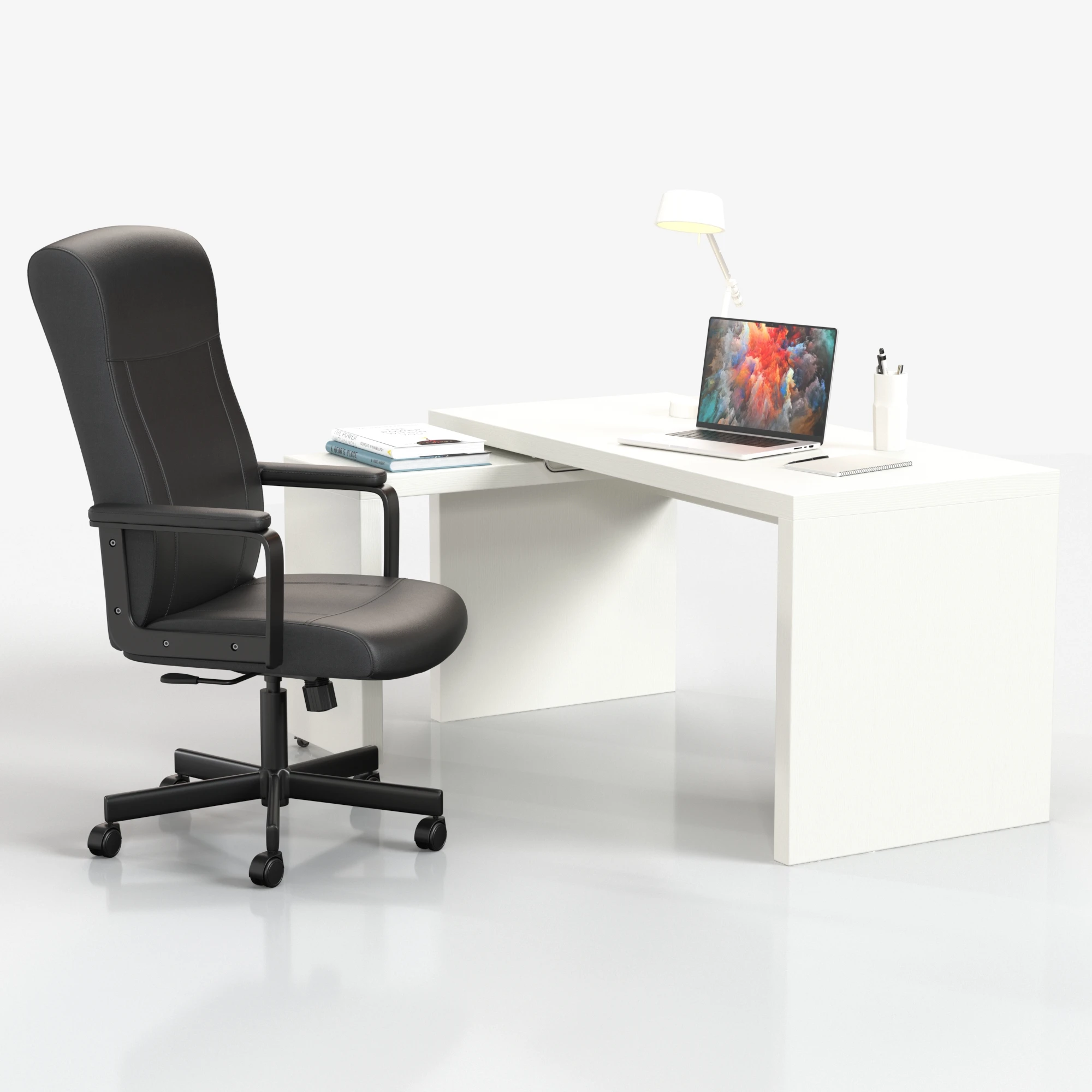 Office Set 05 3D Model_01